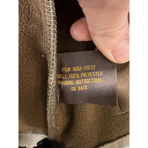 GameHide Bird Hunting Jacket Tan Blaze Orange Fleece Lined Size XL Shell Pockets - Picture 5 of 12